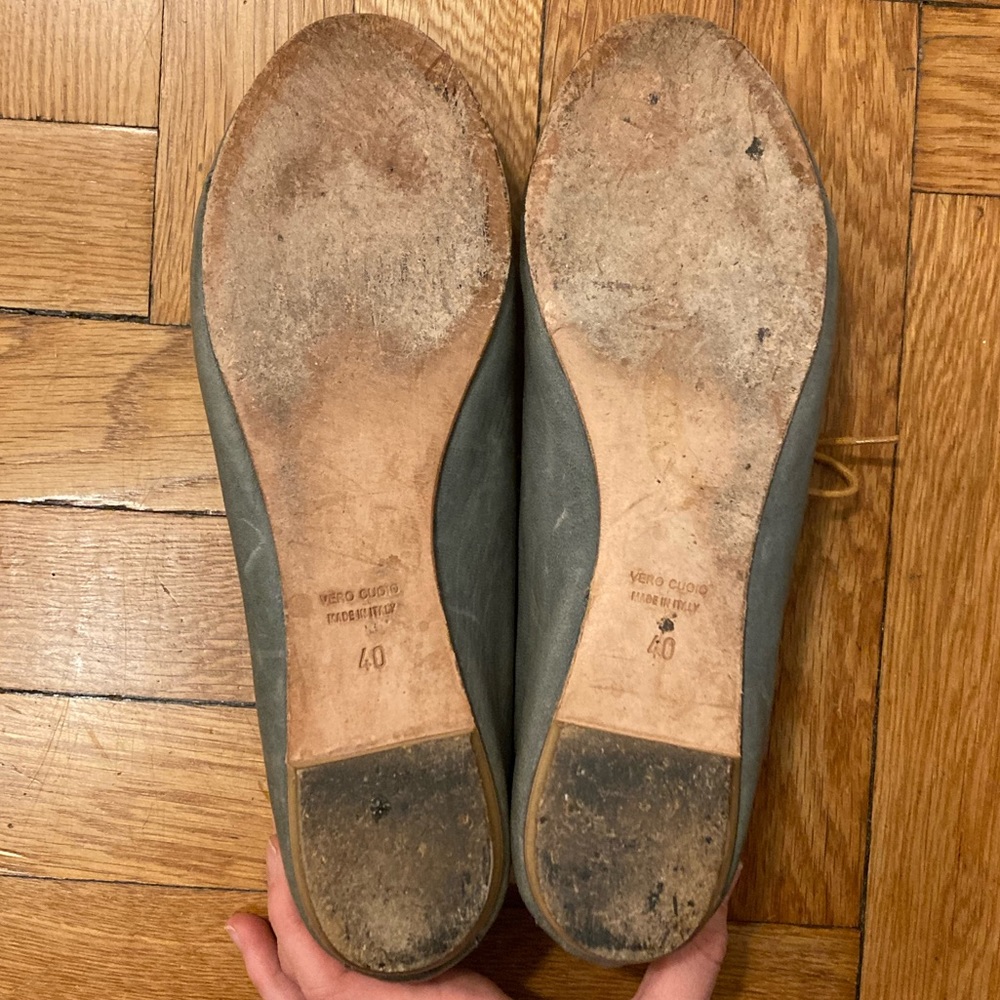 Lilimill Women’s Teal Leather Shoes (Size 40) - Picture 2 of 3